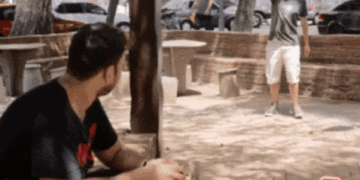 When you see your friend coming