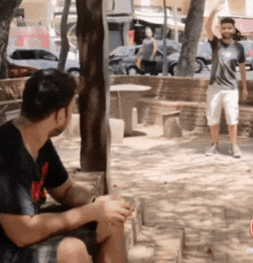 When you see your friend coming